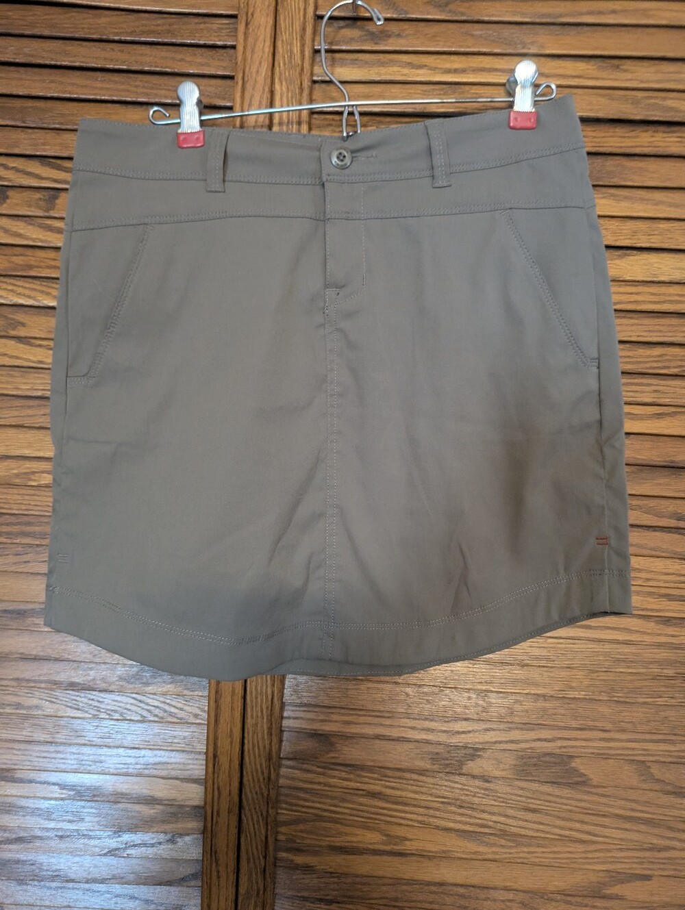 Toad & Co Dark Tan Mini Skirt Women Size 6